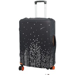 Чехол для чемодана Grott универсальный 210-LCS539 65 см (ночной город)