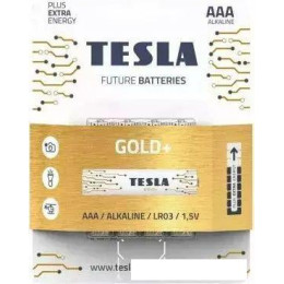 Батарейка Tesla Batteries Gold+ AAA LR03 1.5V 1099137207 4 шт