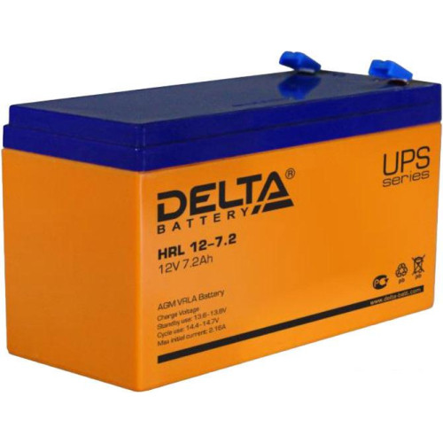 Аккумулятор для ИБП Delta HRL 12-7.2 (12В/7.2 А·ч)