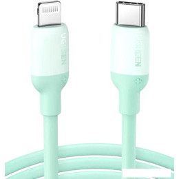 Кабель Ugreen US387 20308 USB Type-C - Lightning (1 м, зеленый)