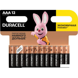 Батарейка DURACELL AAA 12 шт.