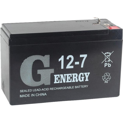 Аккумулятор для ИБП G-Energy 12-7 F1 (12В/7 А·ч)