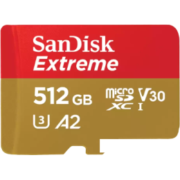 Карта памяти SanDisk Extreme SDSQXAV-512G-GN6MA microSDXC 512GB