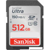 Карта памяти SanDisk Ultra SDXC SDSDUNC-512G-GN6IN 512GB