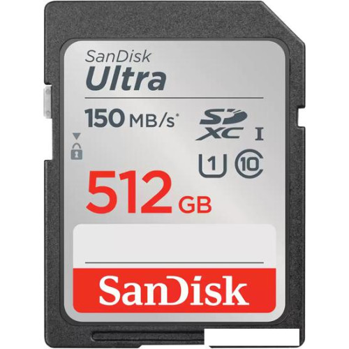 Карта памяти SanDisk Ultra SDXC SDSDUNC-512G-GN6IN 512GB