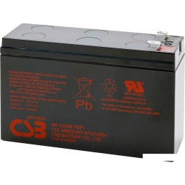 Аккумулятор для ИБП CSB HR1224W F2 (12В/6.4 А·ч)