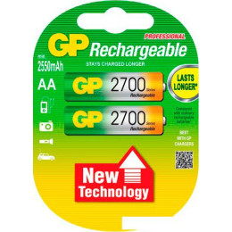 Аккумуляторы GP AA 2700mAh 2 шт. [270AAHC]