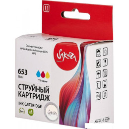 Картридж Sakura Printing SI3YM74AE (аналог HP 653 Tri-colour)