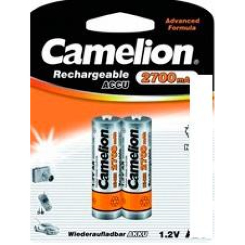 Аккумуляторы Camelion AA 2700mAh 2 шт. [NH-AA2700-BP2]
