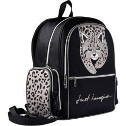 Школьный рюкзак Феникс+ Рысь 54124 (черный)