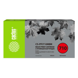 Картридж CACTUS CS-PFI710MBK (аналог Canon PFI710MBK)