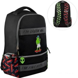 Школьный рюкзак Феникс+ Инопланетянин 59319 (черный)