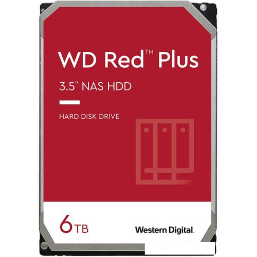 Жесткий диск WD Red Plus 6TB WD60EFPX