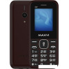Кнопочный телефон Maxvi C27 (коричневый)