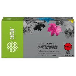 Картридж CACTUS CS-PFI320MBK (аналог Canon PFI320MBK)
