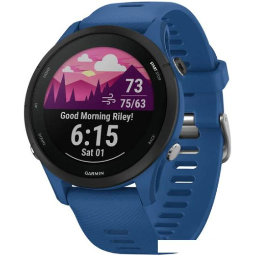 Умные часы Garmin Forerunner 255 46 мм (темно-синий/черный)