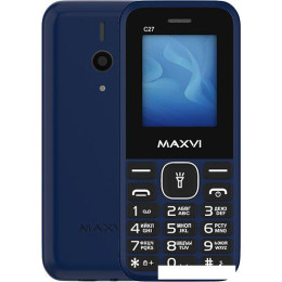 Кнопочный телефон Maxvi C27 (синий)