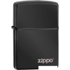 Зажигалка Zippo Ebony Zippo Logo [24756ZL-000003]