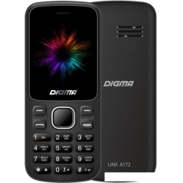 Кнопочный телефон Digma Linx A172 (черный)