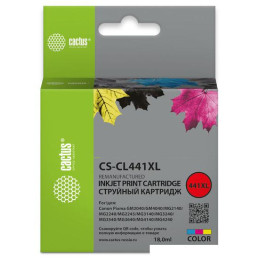 Картридж CACTUS CS-CL441XL (аналог Canon CL441XL)