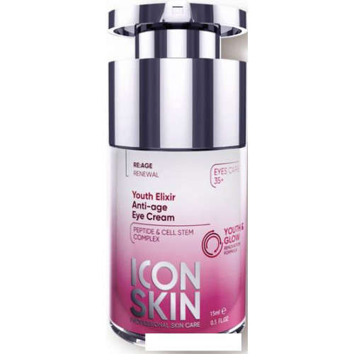 Icon Skin Youth Elixir Омолаживающий с пептидами и стволовыми клетками 15 мл