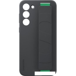Чехол для телефона Samsung Silicone Grip Case S23+ (черный)