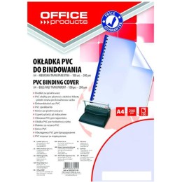 Пластиковая обложка для переплета Office Products A4 200 мкм 20222015-01 (100 шт, синий)
