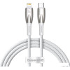 Кабель Baseus Glimmer Series Fast Charging Data Cable Type-C - Lightning 20W CADH000002 (1 м, белый)