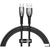 Кабель Baseus Glimmer Series Fast Charging Data Cable USB Type-A - Type-C 100W CADH000501 (2 м, черный)