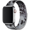 Браслет Rumi Milanese loop металлический для Apple Watch 42/44/45mm (серый камуфляж)