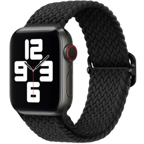 Ремешок Rumi Wick из плетеного нейлона для Apple Watch 38/40/41mm (черный)