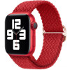 Ремешок Rumi Wick из плетеного нейлона для Apple Watch 42/44/45mm (красный)