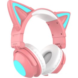 Наушники QUMO Party Cat Mini (розовый)