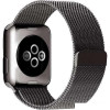 Браслет Rumi Milanese loop металлический для Apple Watch 42/44/45mm (черный)