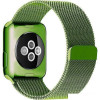 Браслет Rumi Milanese loop металлический для Apple Watch 38/40/41mm (зеленый)