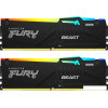 Оперативная память Kingston FURY Beast RGB 2x32ГБ DDR5 6000МГц KF560C40BBAK2-64