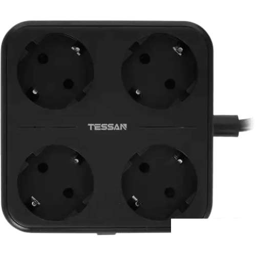 Сетевой фильтр Tessan TS-302 (черный)