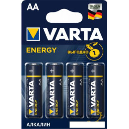 Батарейка Varta Energy LR6 AA Alkaline 04106213414 4 шт