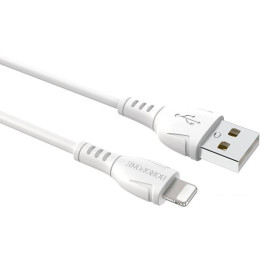 Кабель Borofone BX51 USB Type-A - Lightning (1 м, белый)