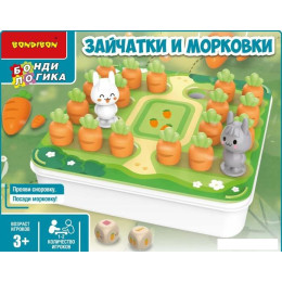 Развивающая игра Bondibon Зайчатки и морковки ВВ5862