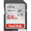 Карта памяти SanDisk Ultra SDXC SDSDUNB-064G-GN6IN 64GB