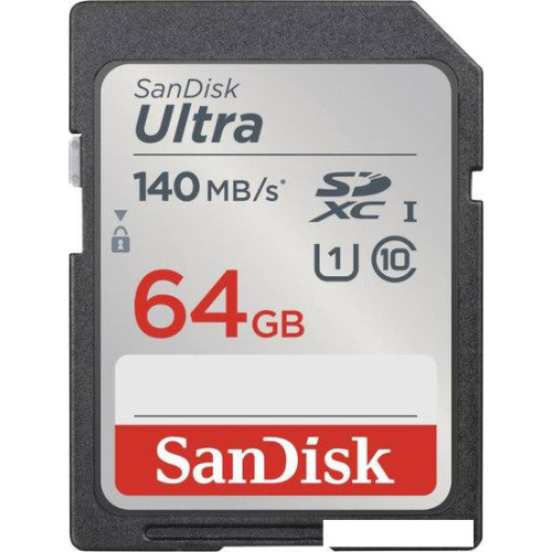 Карта памяти SanDisk Ultra SDXC SDSDUNB-064G-GN6IN 64GB