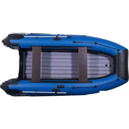 Моторно-гребная лодка KittBoats 360 НДНД (черный/синий)
