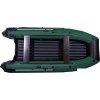 Моторно-гребная лодка KittBoats 430 НДНД (черный/зеленый)