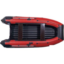 Моторно-гребная лодка KittBoats 330 НДНД (черный/красный)