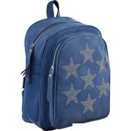 Школьный рюкзак Феникс+ С заклепками звездами 48371 (синий)