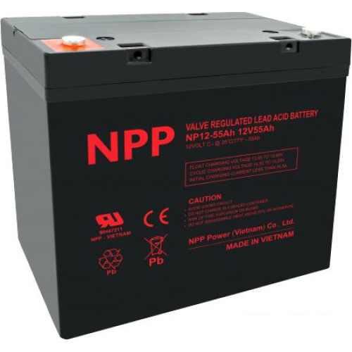 Аккумулятор для ИБП NPP NP12-55Ah 12V155Ah