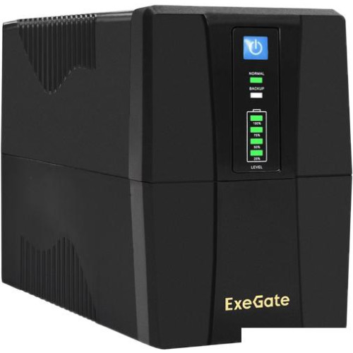 Источник бесперебойного питания ExeGate SpecialPro UNB-600.LED.AVR.2SH.RJ.USB EX292764RUS