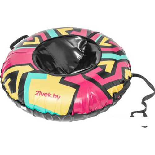 Тюбинг 21vek Vortex ТВ107 (желтый/бирюзовый/черный)