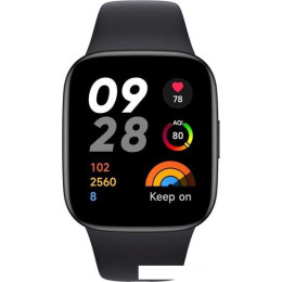 Умные часы Xiaomi Redmi Watch 3 Active (черный, международная версия)